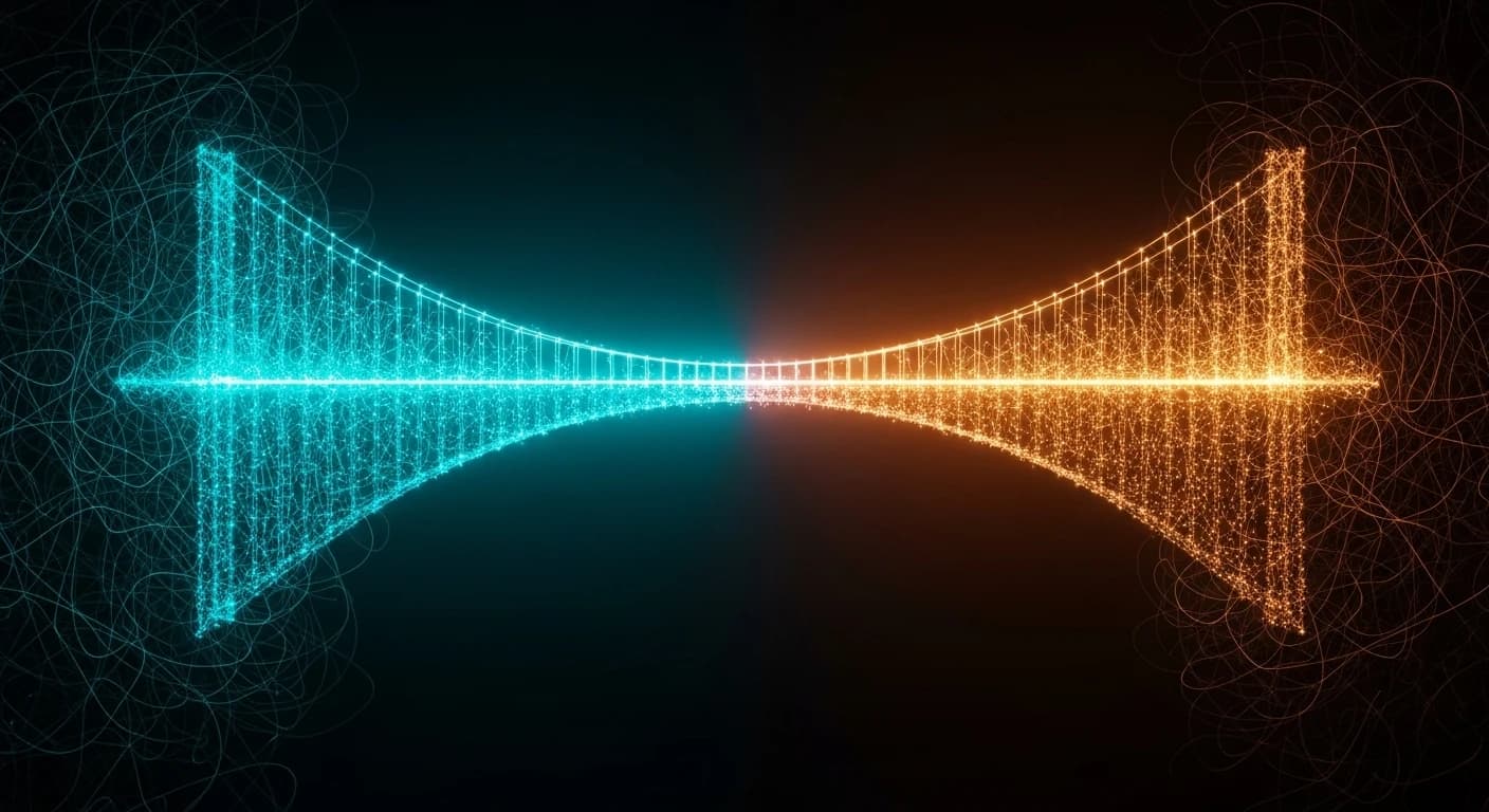 Pont organique symbolisant le potentiel libéré par Noramind