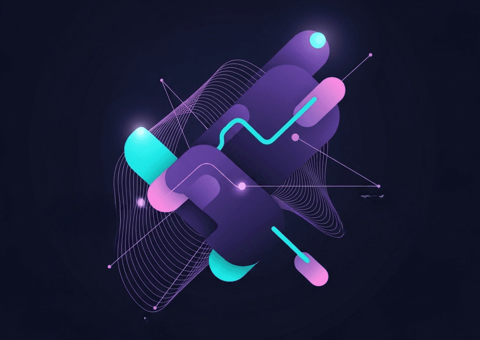 Illustration abstraite symbolisant la clarté et la structure apportées par Noramind