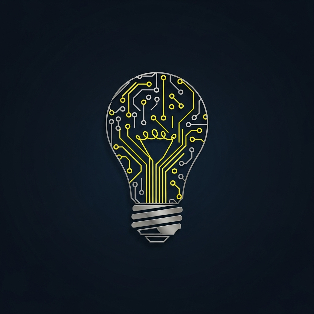 Icône d'un engrenage et d'un code source pour les innovateurs.